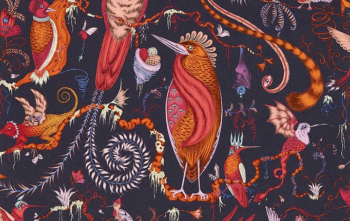 Английские обои Clarke & Clarke, коллекция Mythica, артикул W0217/04