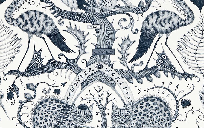 Английские обои Clarke & Clarke, коллекция Mythica, артикул W0219/02