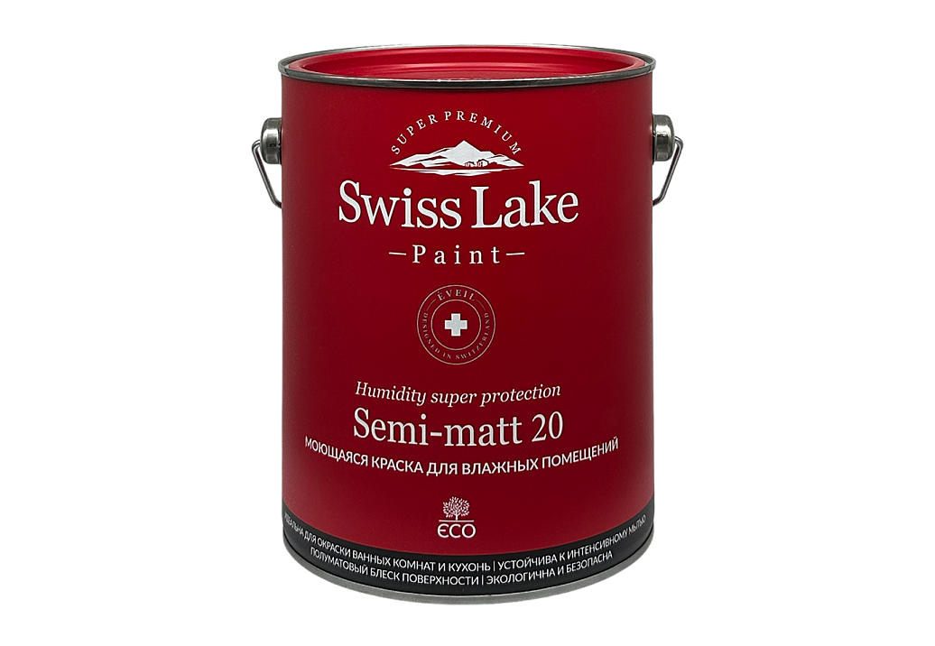 Краска Swiss Lake Semi-matt 20 SM-A 2.7 л