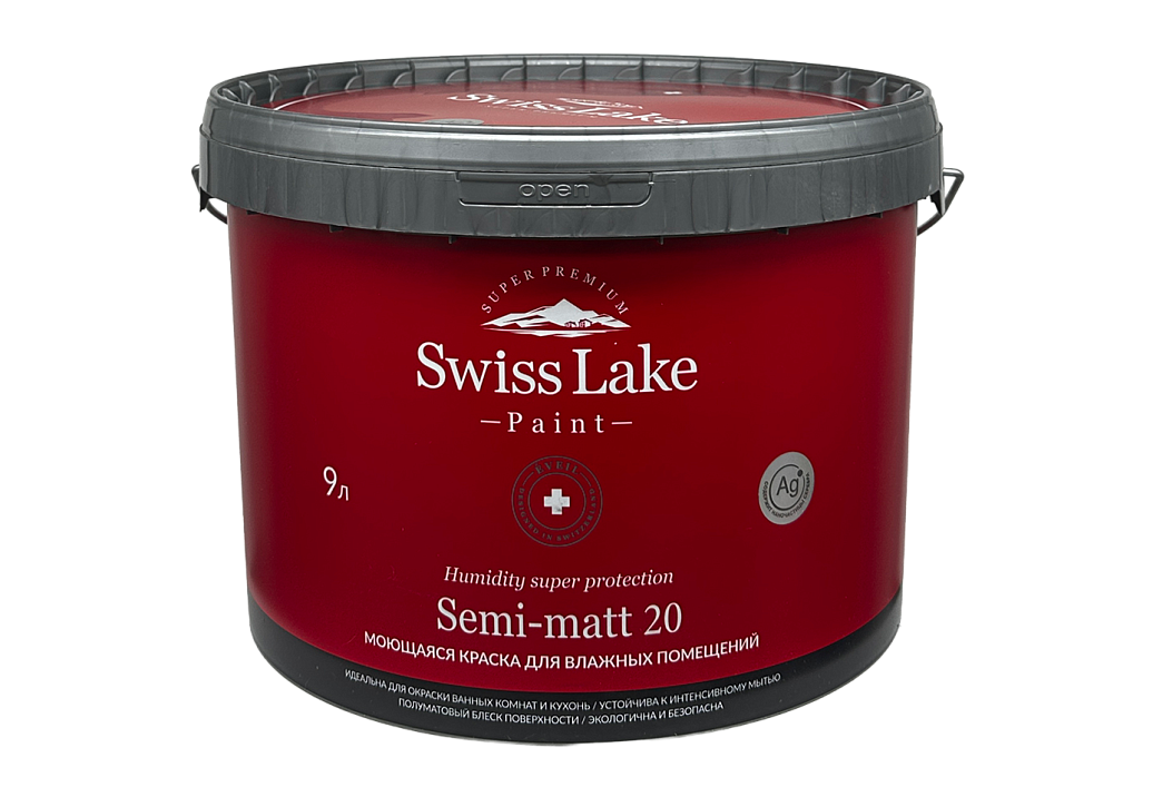 Краска Swiss Lake Semi-matt 20 SM-C 9 л