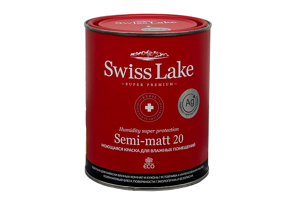 Краска Swiss Lake Semi-matt 20 SM-C 0.9 л