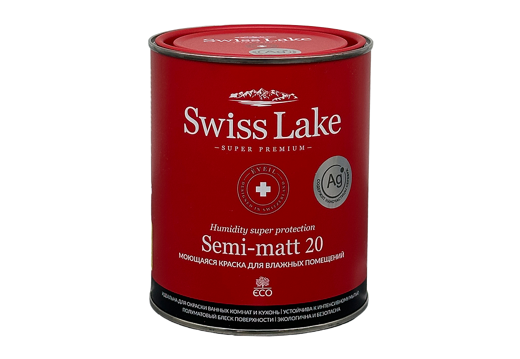 Краска Swiss Lake Semi-matt 20 SM-C 0.9 л