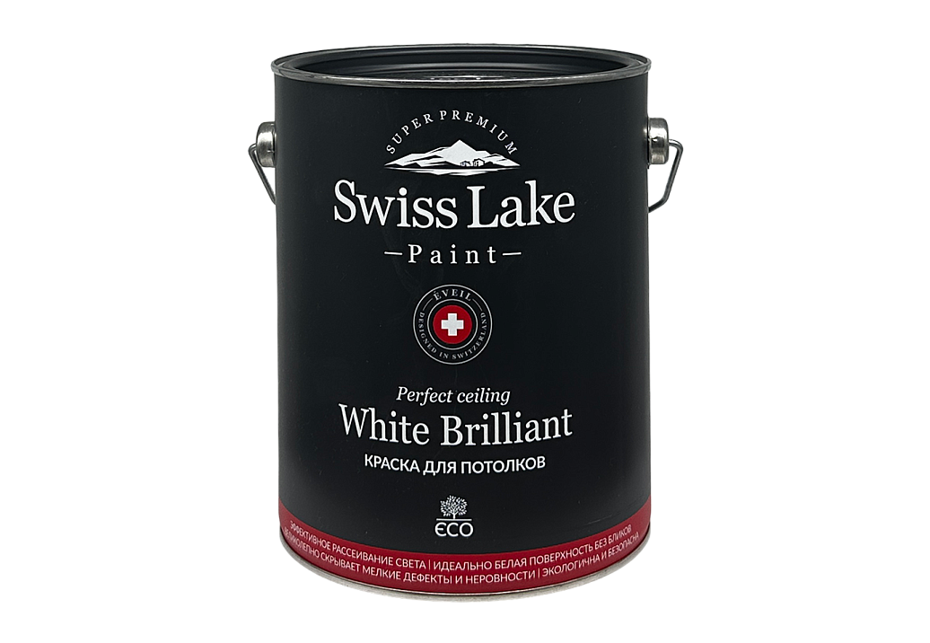 Краска Swiss Lake White Brilliant WB 2.7 л