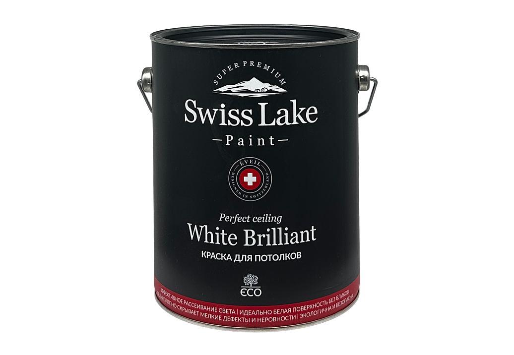 Краска Swiss Lake White Brilliant WB 2.7 л