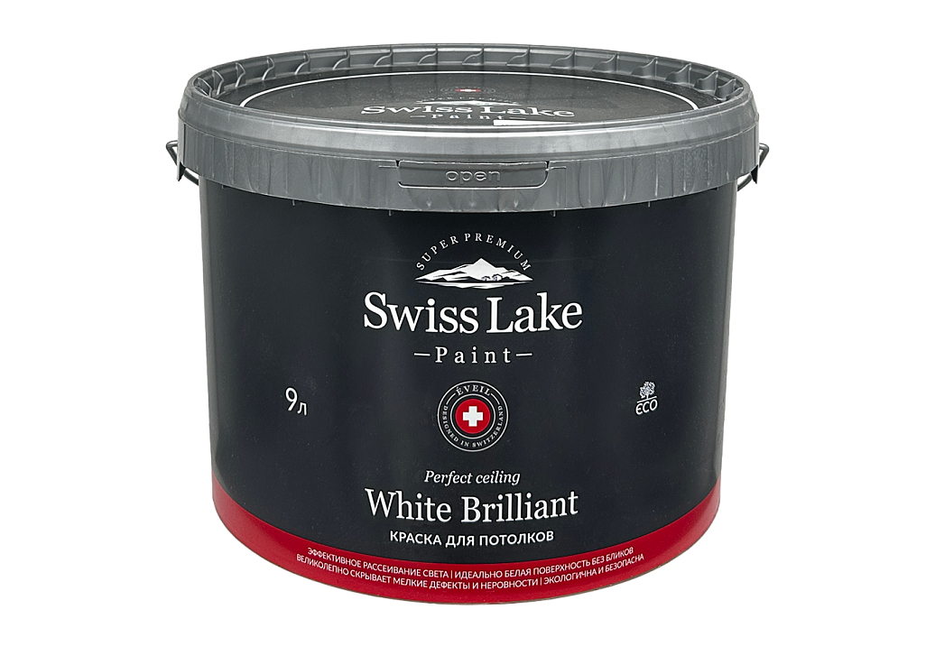 Краска Swiss Lake White Brilliant WB 9 л