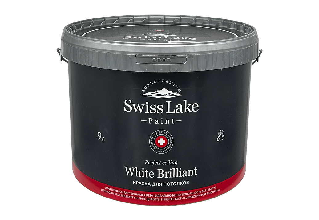 Краска Swiss Lake White Brilliant WB 9 л