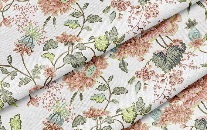Российская ткань Marufabrics, коллекция Florium, артикул Amorilas/Peach