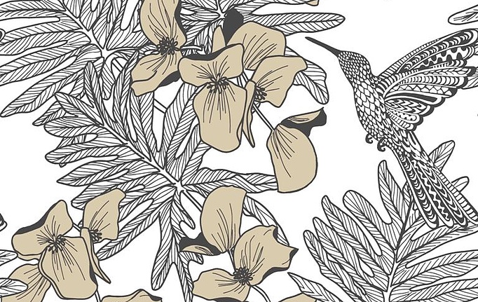 Английские обои 1838 Wallcoverings, коллекция Aurora, артикул 1804-117-06