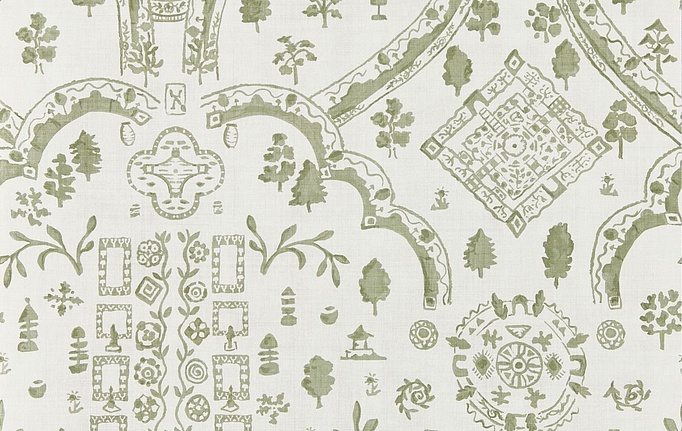 Английские обои Sanderson, коллекция Highgrove, артикул 217511