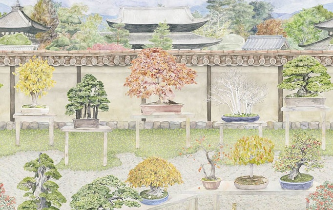 Английские панно и фотообои Cole & Son, коллекция Shinrin YOKU, артикул 126/1001