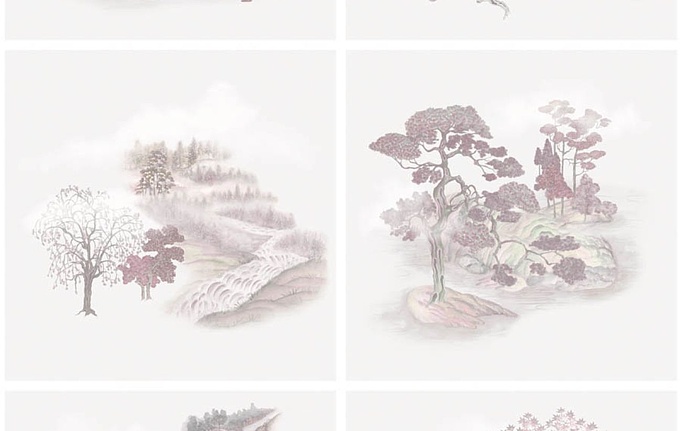 Английские обои Cole & Son, коллекция Shinrin YOKU, артикул 126/10035