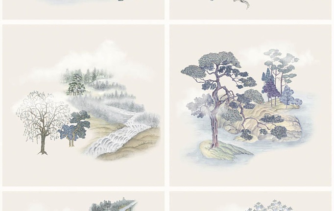 Английские обои Cole & Son, коллекция Shinrin YOKU, артикул 126/10036