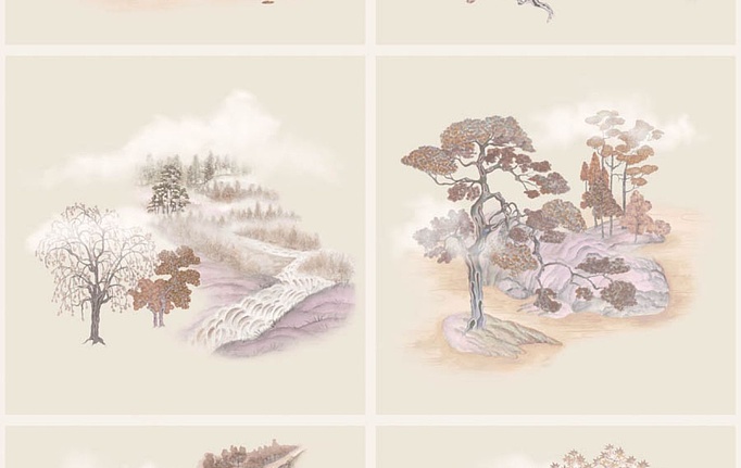 Английские обои Cole & Son, коллекция Shinrin YOKU, артикул 126/10037