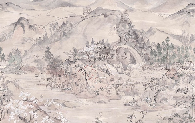 Английские панно и фотообои Cole & Son, коллекция Shinrin YOKU, артикул 126/5012