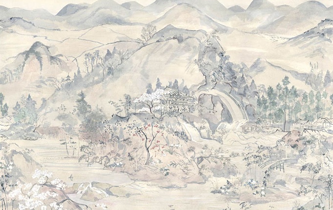 Английские панно и фотообои Cole & Son, коллекция Shinrin YOKU, артикул 126/5015