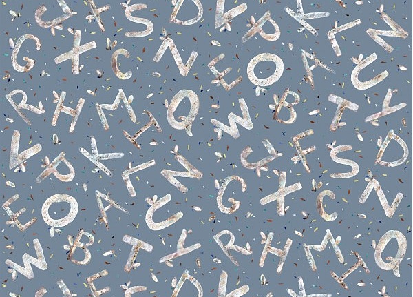 Обои Yana Svetlova Wallcoverings Art Prints ALPHABET06/RIVER