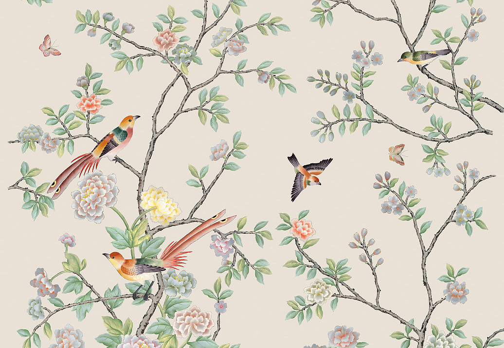 Обои Yana Svetlova Wallcoverings Art Prints B11/PEACH