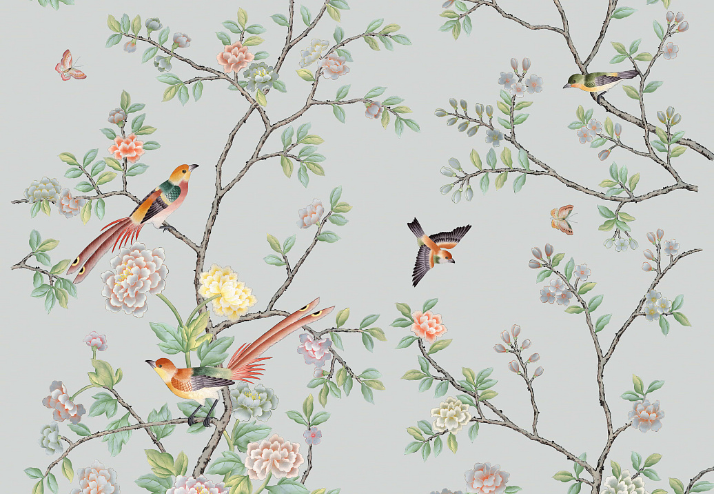 Обои Yana Svetlova Wallcoverings Art Prints B11/SILVER