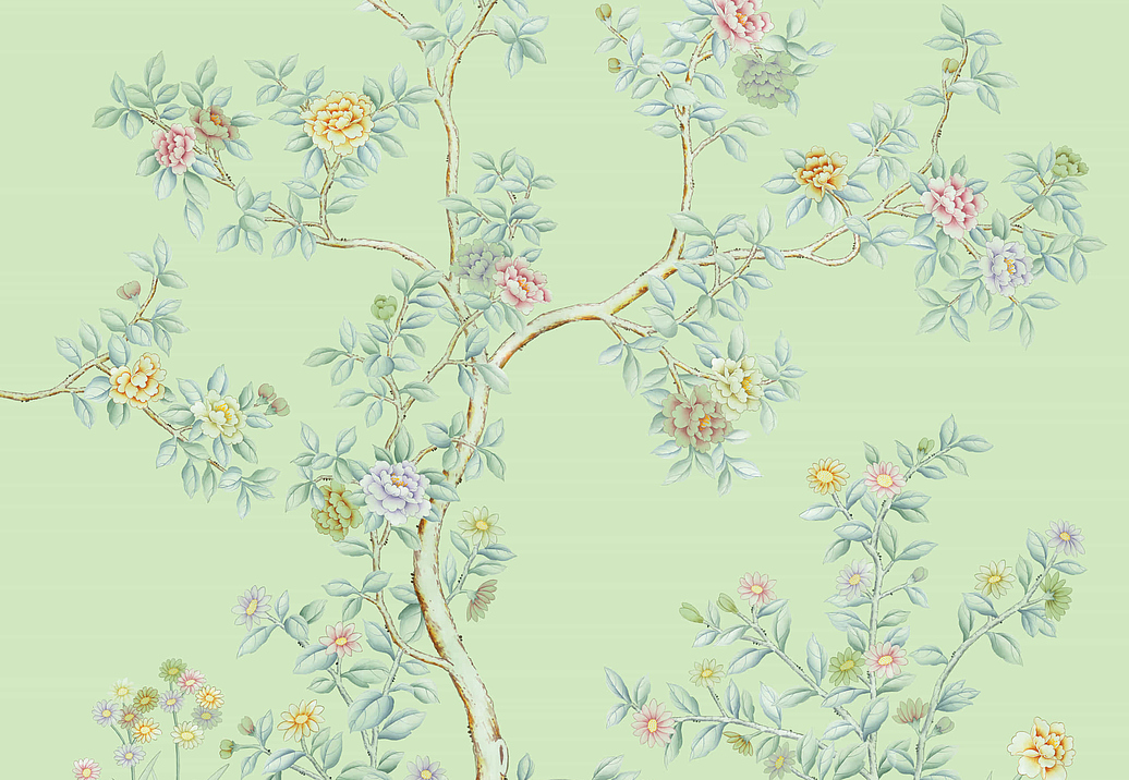 Обои Yana Svetlova Wallcoverings Art Prints B2-GREEN