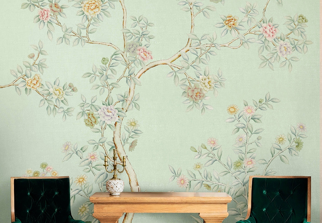 Обои Yana Svetlova Wallcoverings Art Prints B2-GREEN