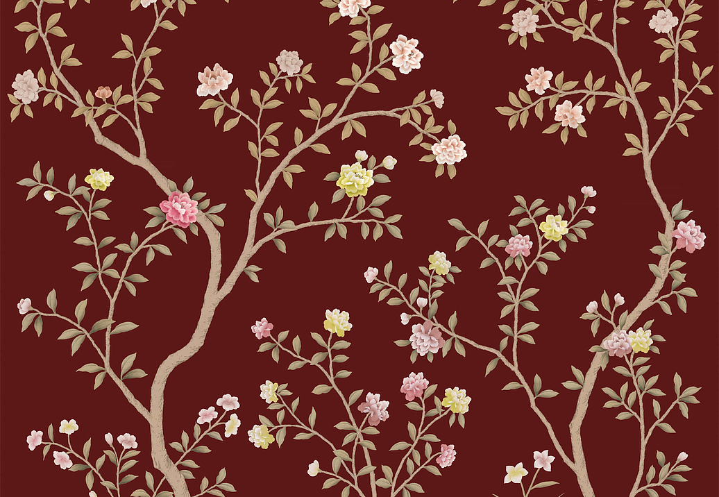 Обои Yana Svetlova Wallcoverings Art Prints B42/BORDO