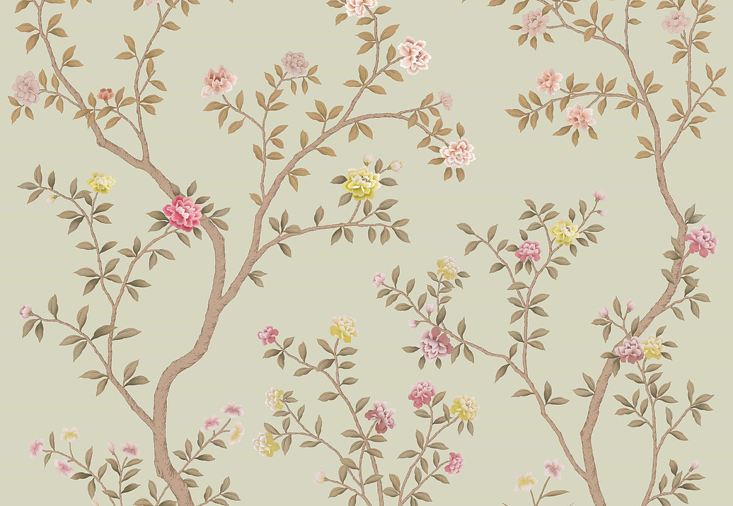 Обои Yana Svetlova Wallcoverings Art Prints B42/GREEN