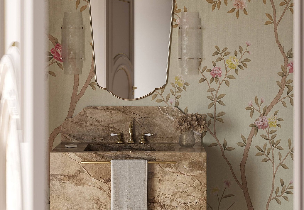 Обои Yana Svetlova Wallcoverings Art Prints B42/GREEN