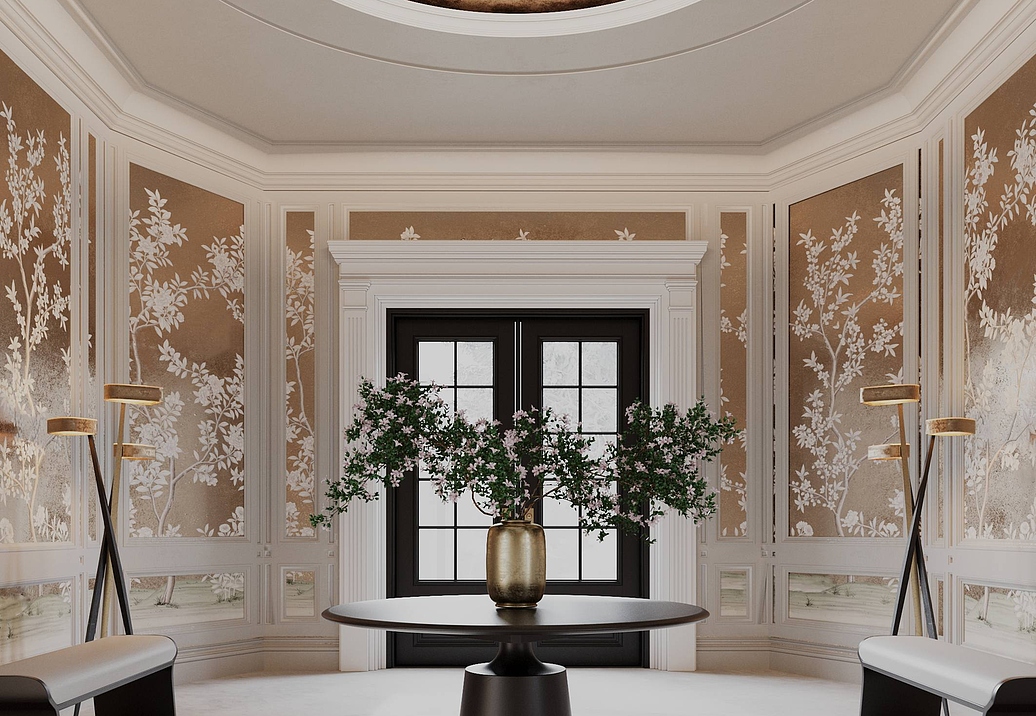 Обои Yana Svetlova Wallcoverings Art Prints B44/GL-19