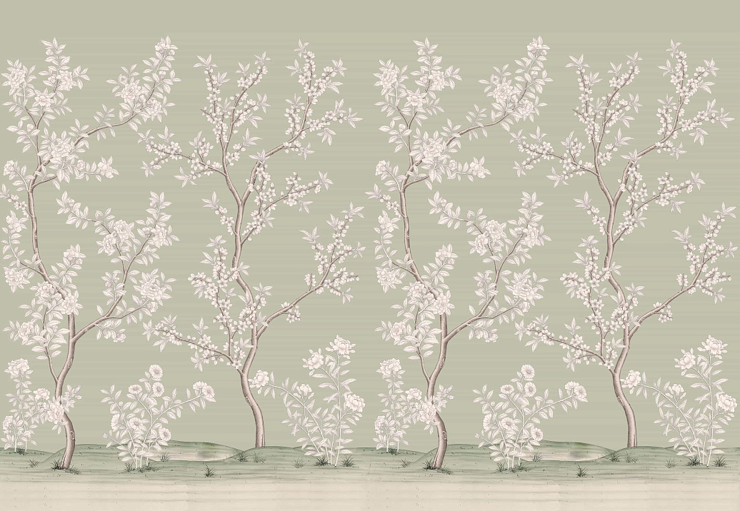 Обои Yana Svetlova Wallcoverings Art Prints B44/GREEN