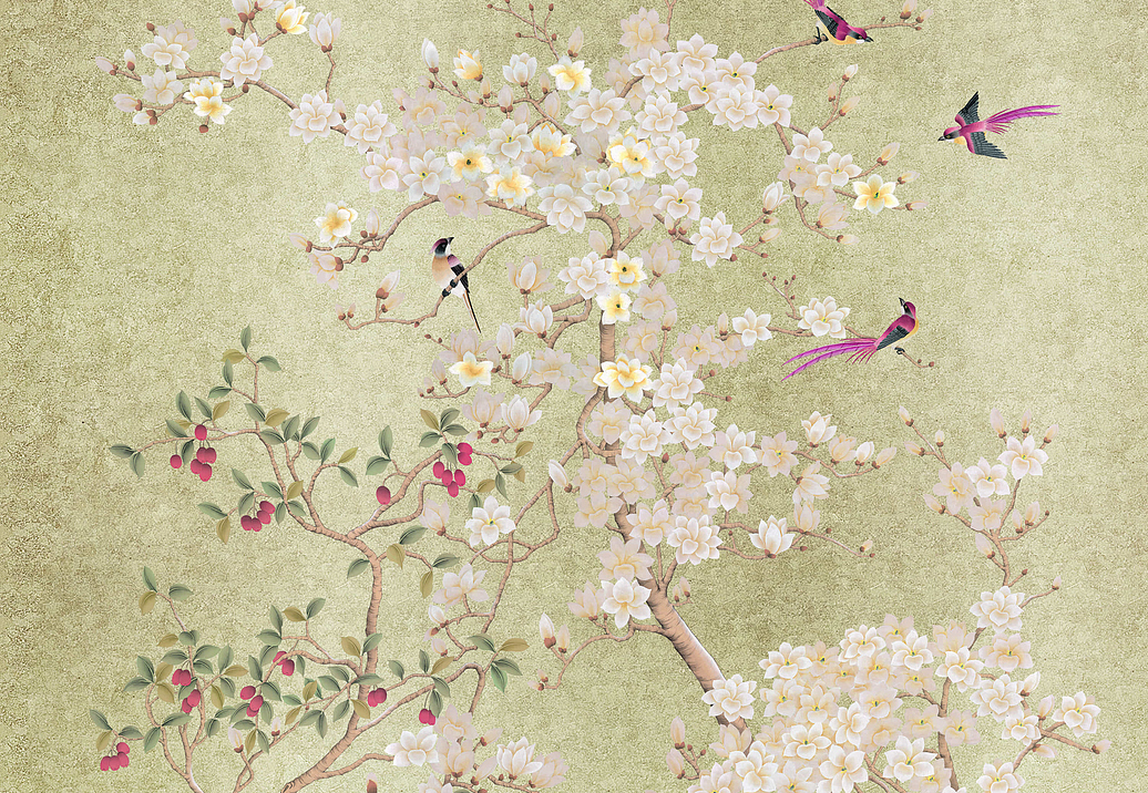 Обои Yana Svetlova Wallcoverings Art Prints B50/GL-19