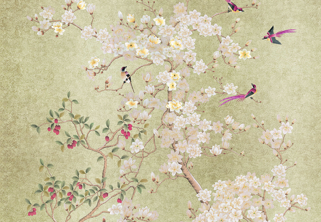 Обои Yana Svetlova Wallcoverings Art Prints B50/GL-19