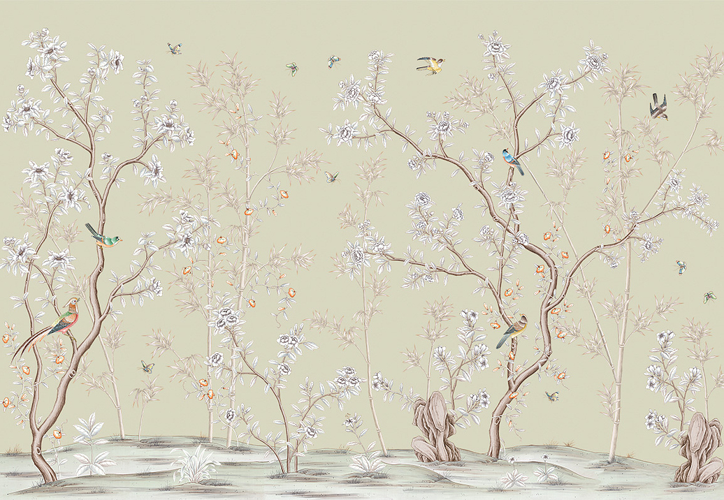 Обои Yana Svetlova Wallcoverings Art Prints B55-GREEN