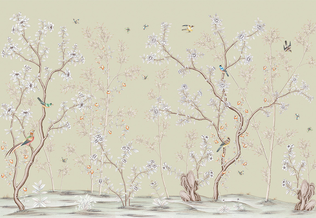 Обои Yana Svetlova Wallcoverings Art Prints B55-GREEN