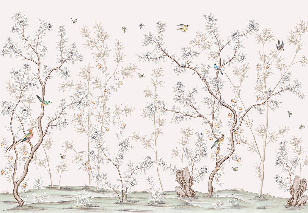 Обои Yana Svetlova Wallcoverings Art Prints B55-WHITE