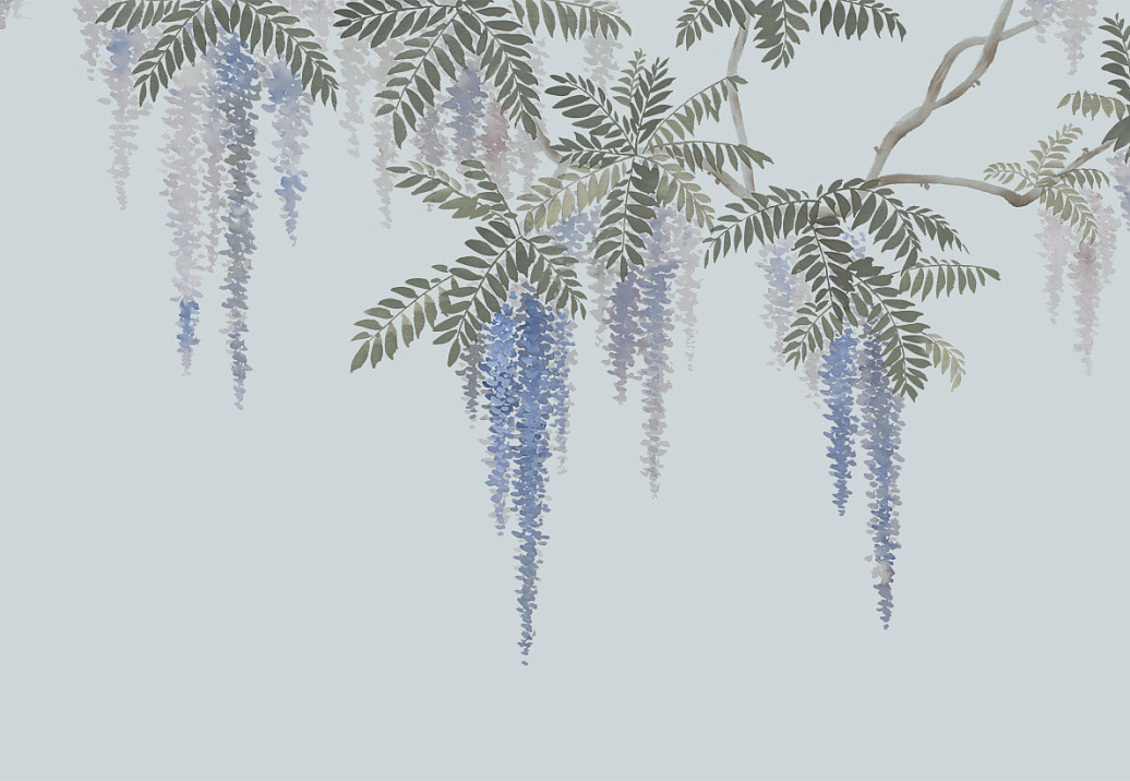 Обои Yana Svetlova Wallcoverings Art Prints C18/BLUE