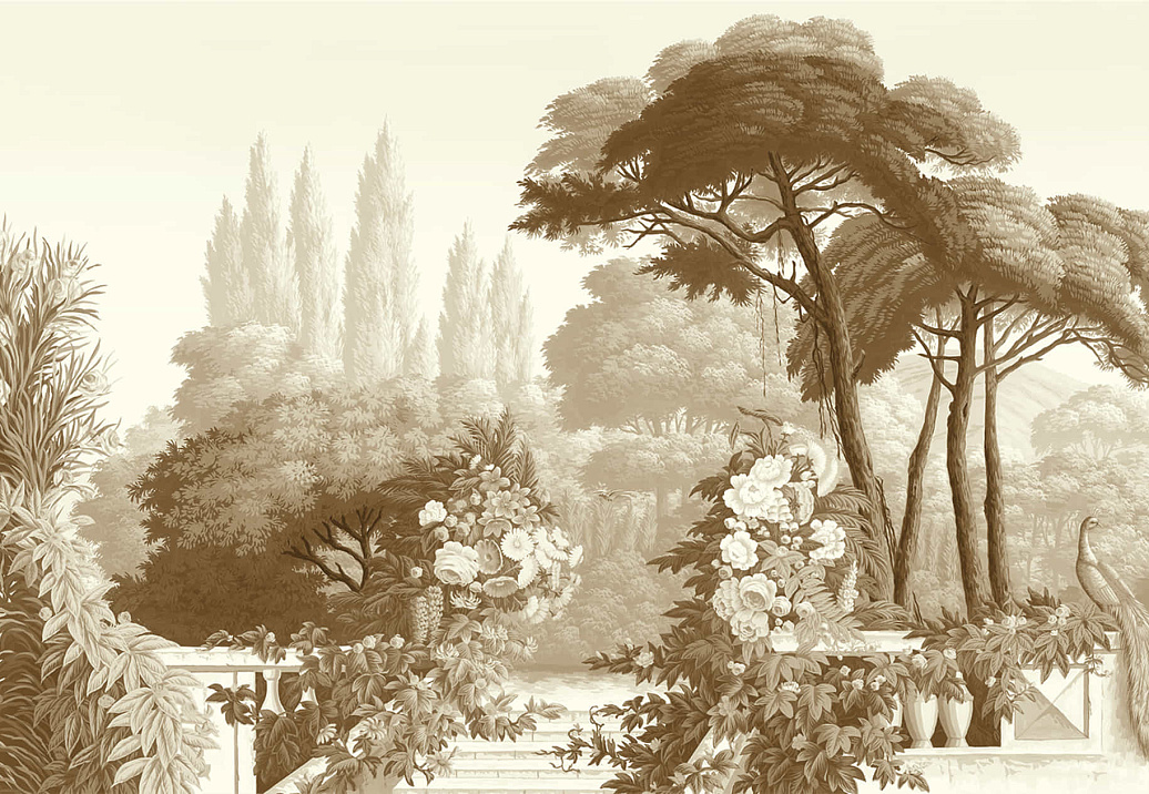 Обои Yana Svetlova Wallcoverings Art Prints GARDEN-1301/BEIGE