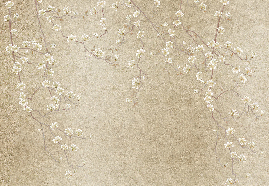 Обои Yana Svetlova Wallcoverings Art Prints SPRINGMAGNOLIA/GL-19