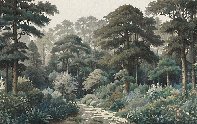 Российские панно и фотообои Factura, коллекция Collection 2026, артикул Karelian Forest/1