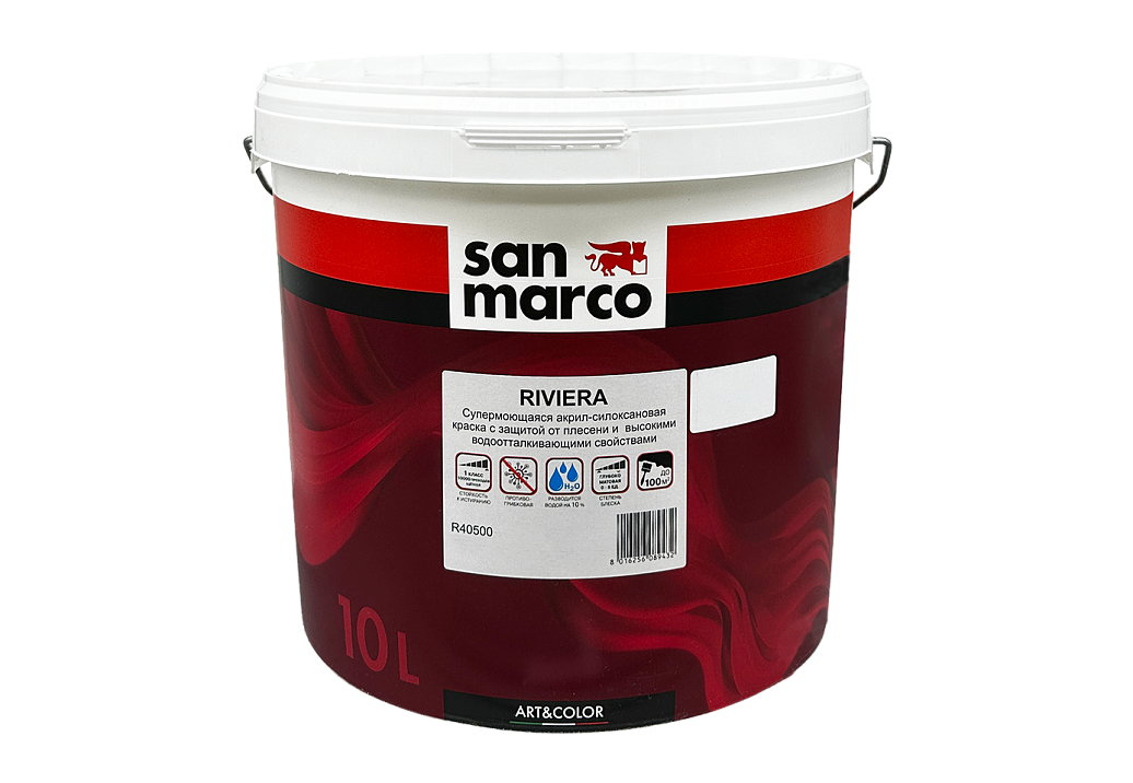Краска San Marco R40500-BIANCO 10 л