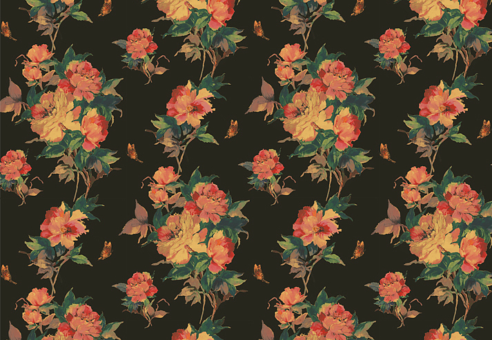 Обои 1838 Wallcoverings Camellia 1703-108-06