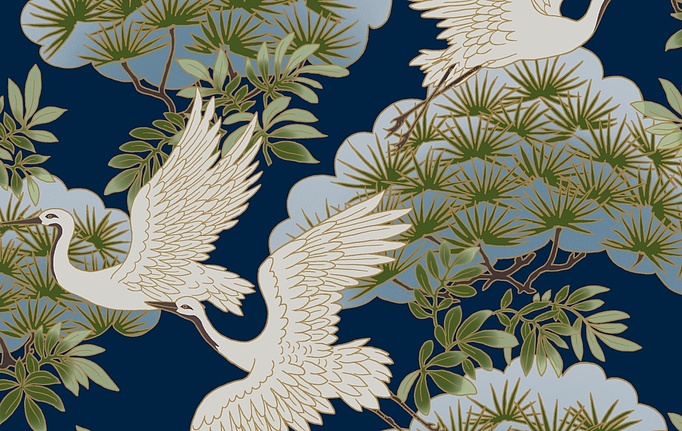 Американские обои York, коллекция Ronald Redding Tea Garden II, артикул ZA8007