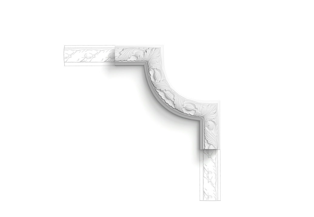 Молдинг Orac Decor Интерьерный декор P101A