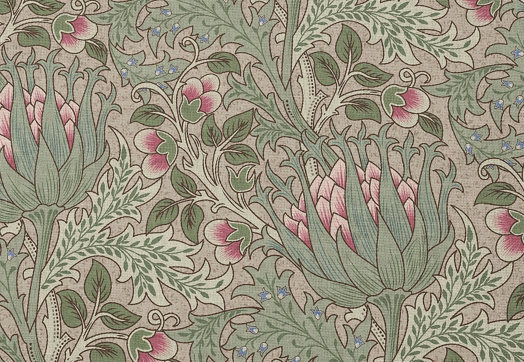Ткань Серебрянная Студия (Silver Studio) Dorset D808-07