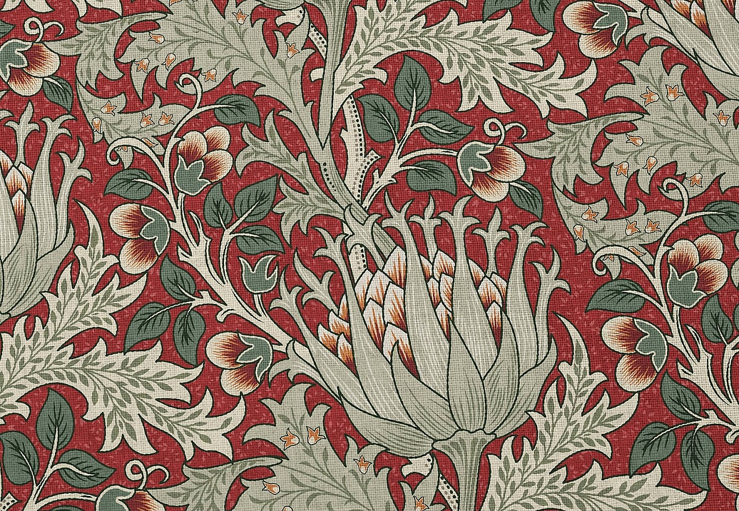 Ткань Серебрянная Студия (Silver Studio) Dorset D808-03