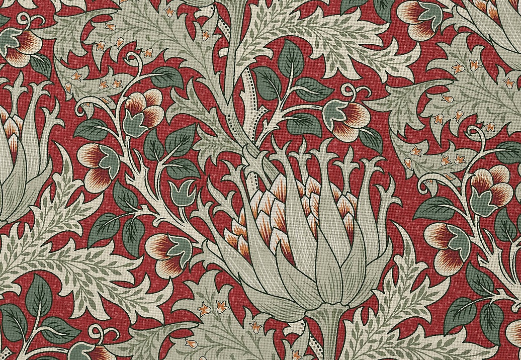 Ткань Серебряная Студия (Silver Studio) Dorset D808-03