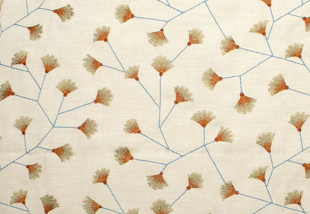 Ткань Dana Panorama Daisy/Rio morning Daisy/Terracotta