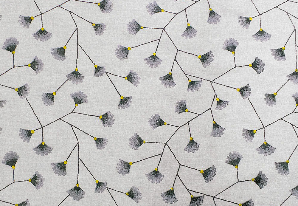 Ткань Dana Panorama Daisy/Rio morning Daisy/Gray