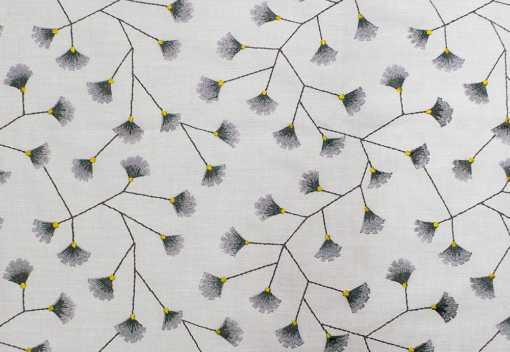 Ткань Dana Panorama Daisy/Rio morning Daisy/Gray