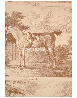 Обои Lewis & Wood Book I - Sporting & Character LW9593/Gilpin Horses Tan