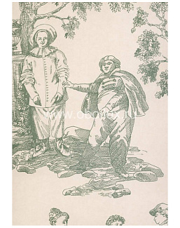 Обои Lewis & Wood Book II - Damasks & Toiles LW0913/Vauxhall Gardens Willow